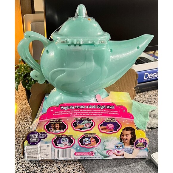 Magic Mixies Magic Genie Lamp with Interactive 8 inch Rainbow Magic Plush (NEW) - Picture 2 of 3